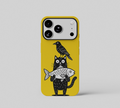 Yellow Cat & Bird