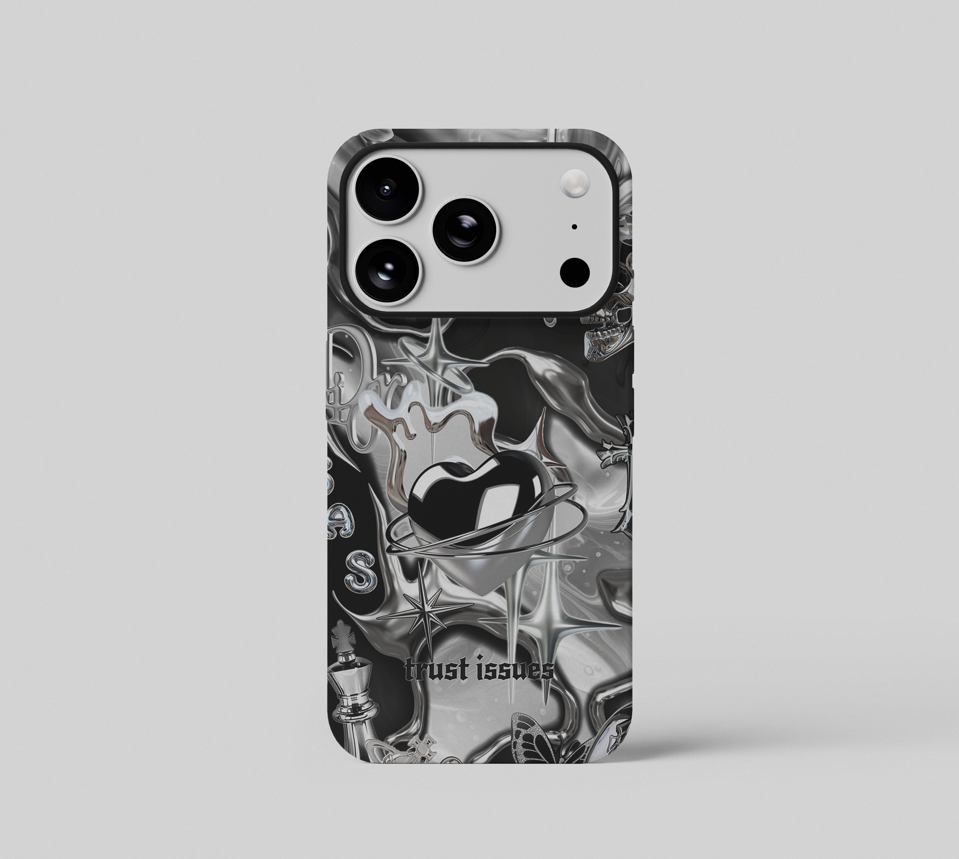 Liquid Silver Heart