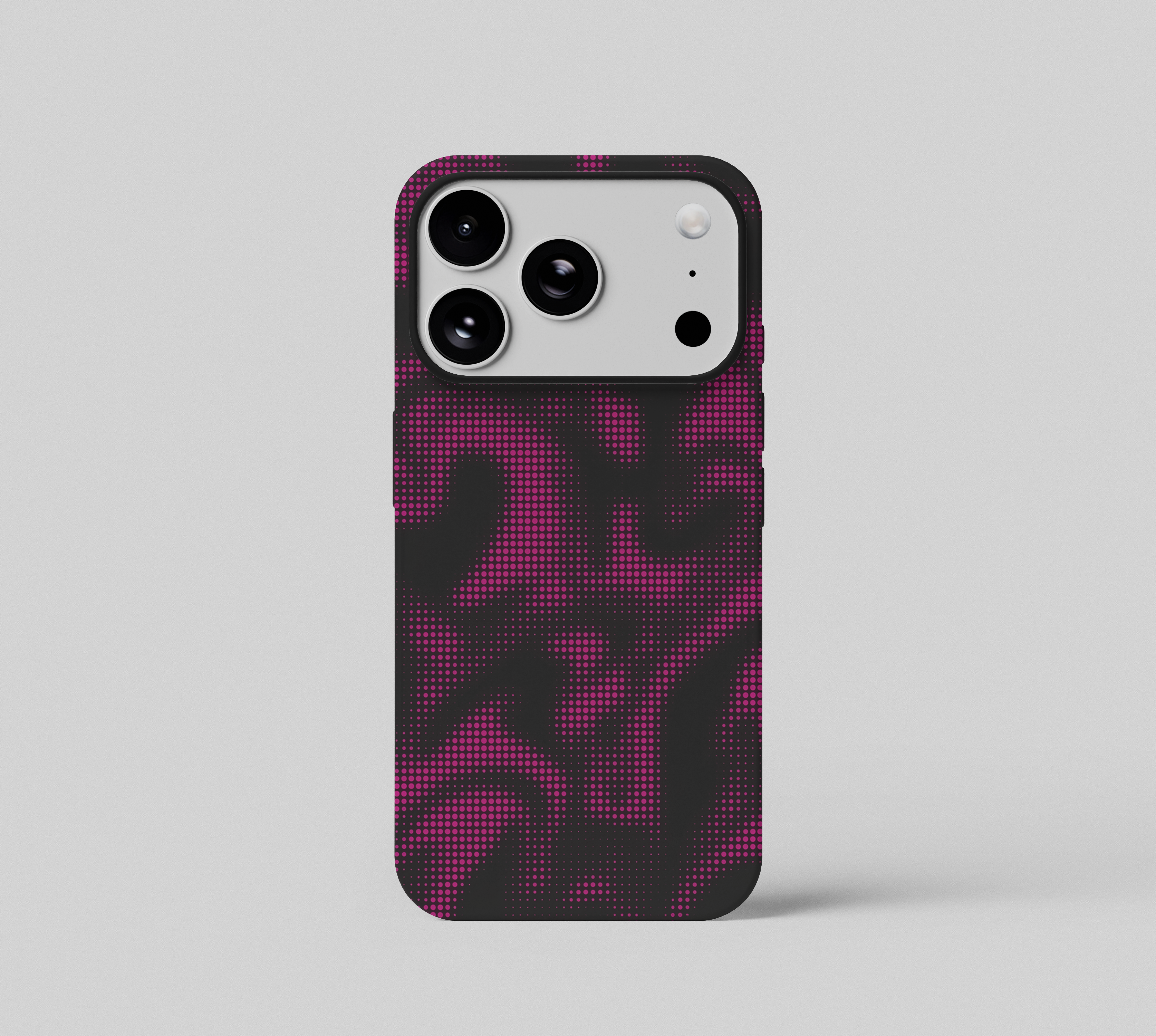 Magenta Halftone Wave