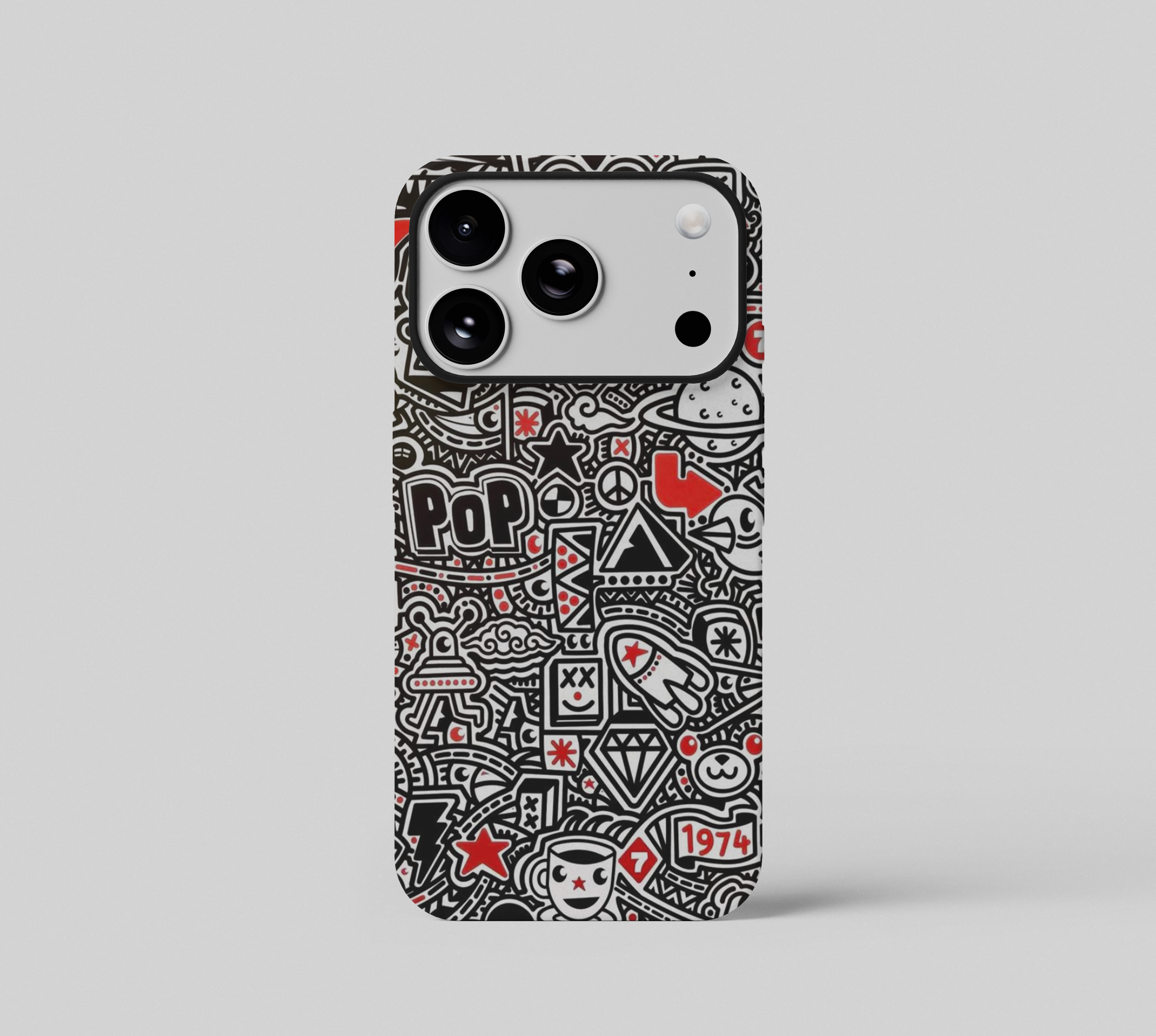Red & Black Pop