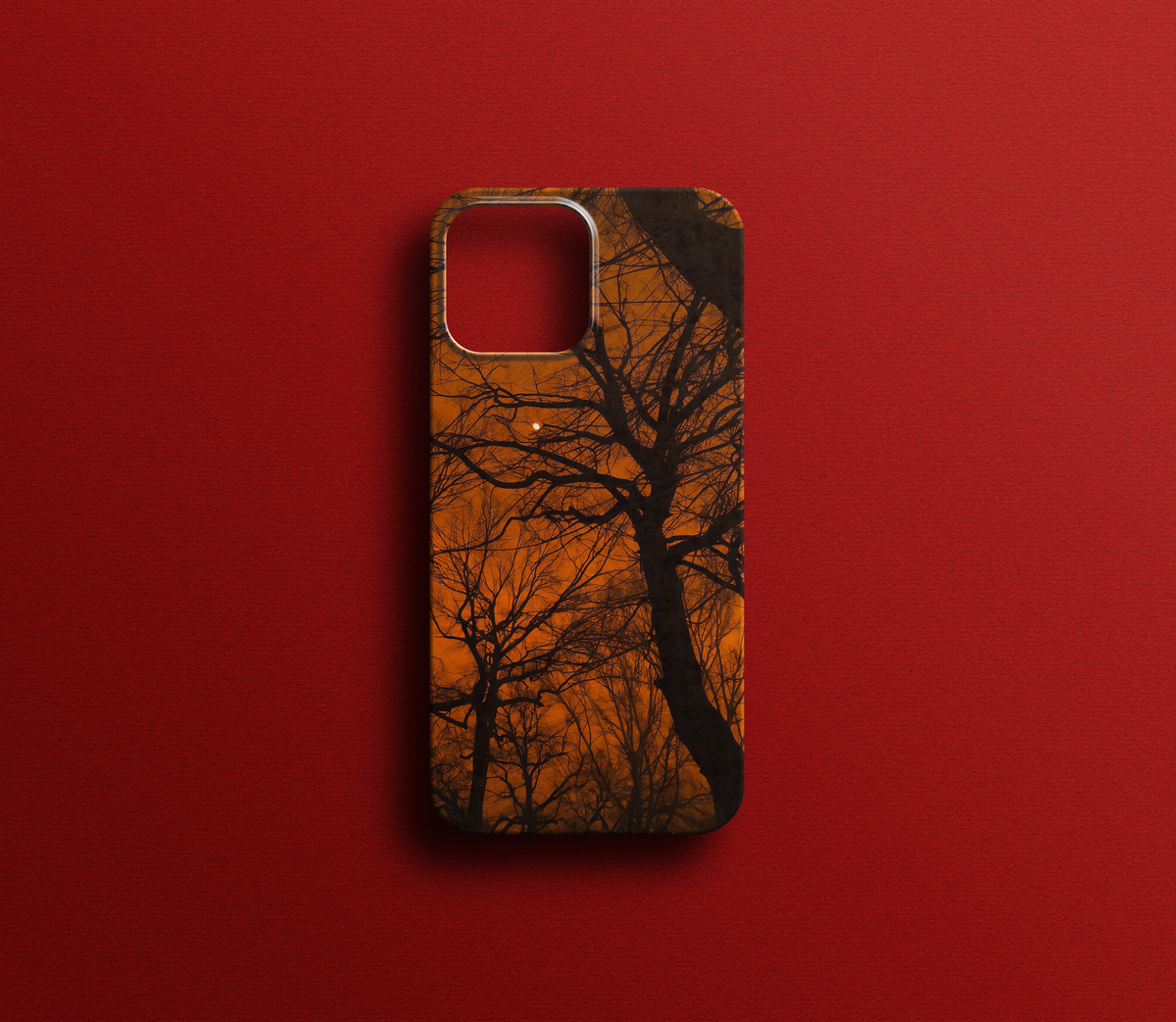 Orange Dusk Trees